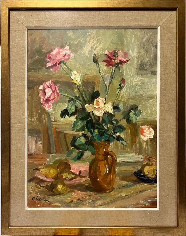 Flowers with pears