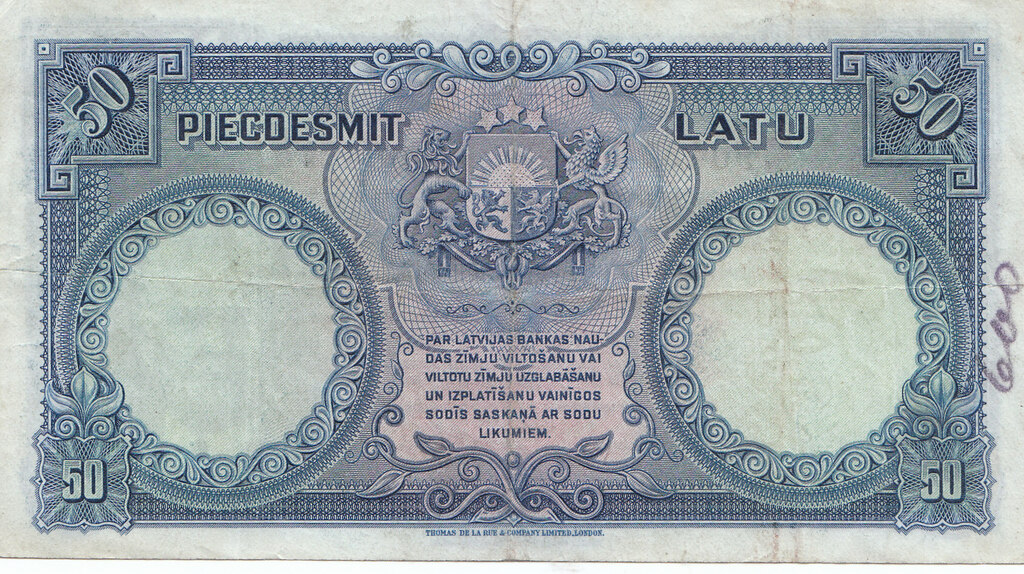 50 lat banknote 1934