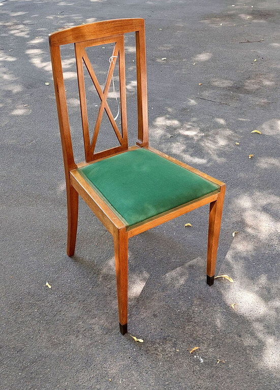 Jūgendstila ozola krēsls