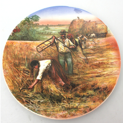 Willeroy&Bosh šķīvis ar lauku darbu motīvu