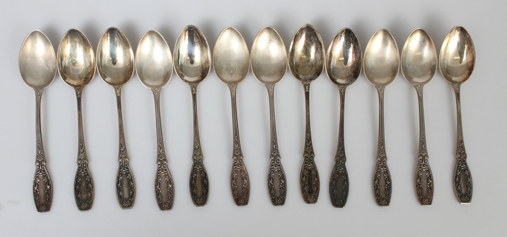 Silver spoons (12 pcs)