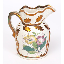 Faience pitcher