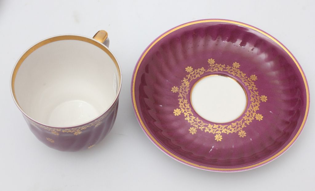 Porcelain coffee set for 2 persons