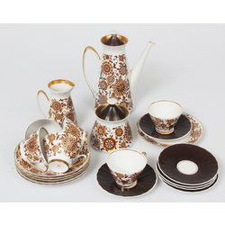 Riga porcelain coffee service for 6 persons 