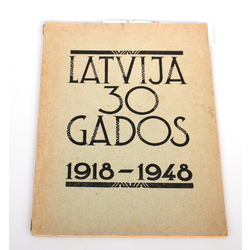  A.Švābe, Latvija 30 gados 1918-1948