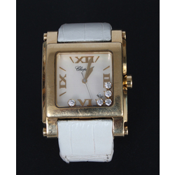 (197-012453-1) Gold wristwatch ''Chopard. Happy Sport