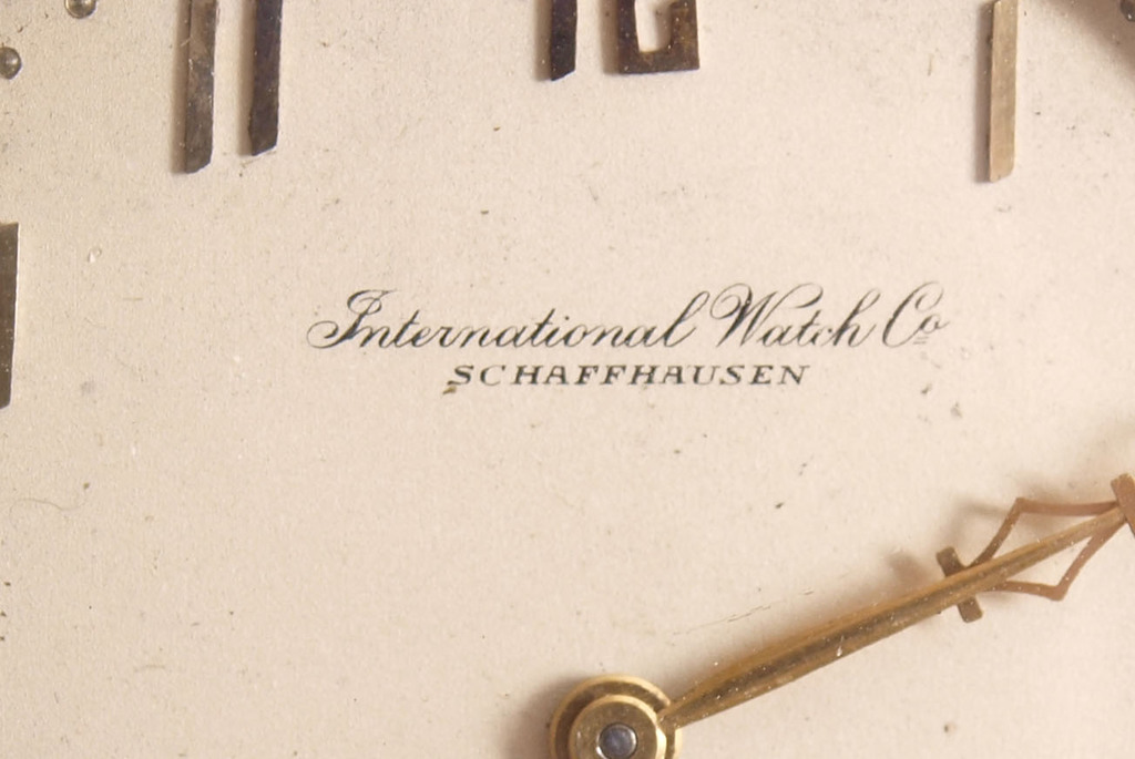 Zelta kabatas pulkstenis Schaffhausen