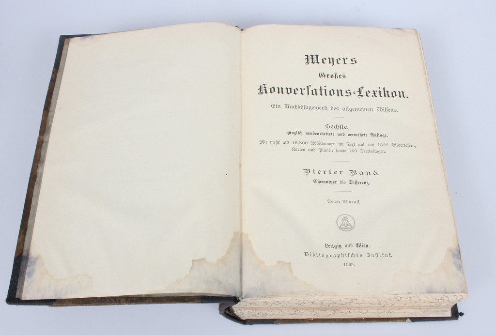 Encyclopedia in German - Meyers Konversations-Lexikon(volume 4)