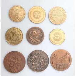 9 столовых медалей Латвийской ССР