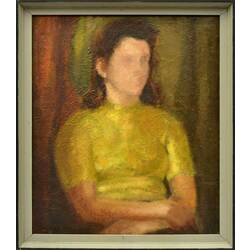 The woman in yellow