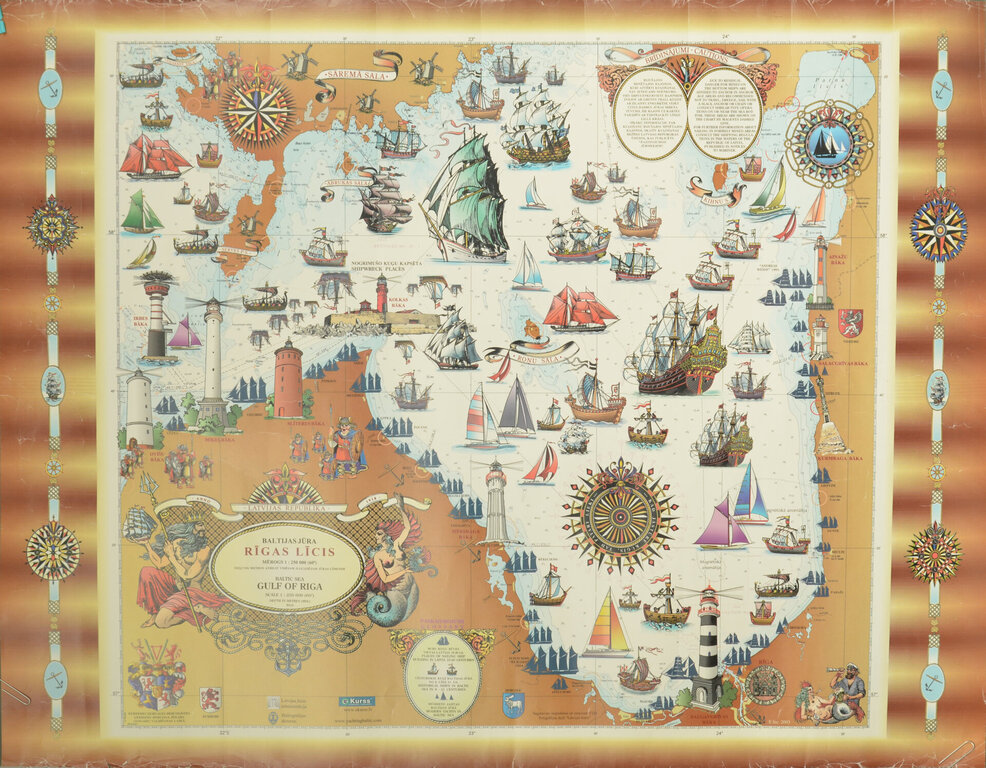 Karte ''Baltijas jūra. Rīgas līcis''