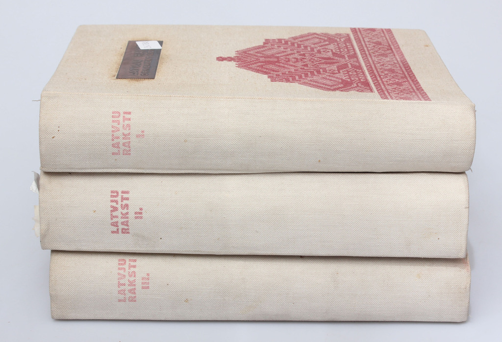 Volumes I-III of the book 