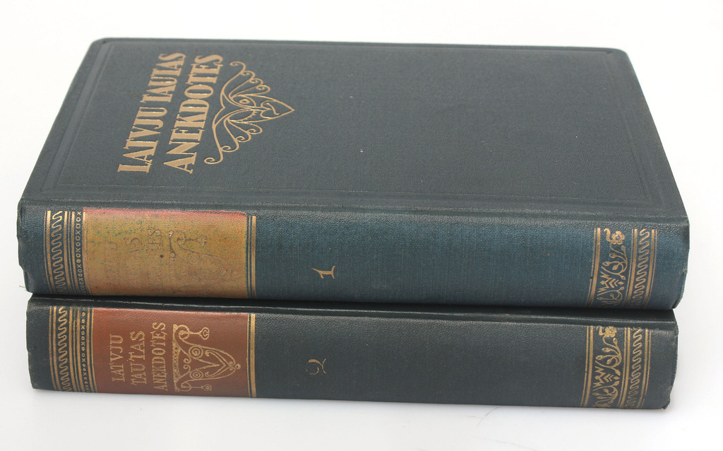 2 books - Anecdotes of the Latvian people (Volumes I, II)