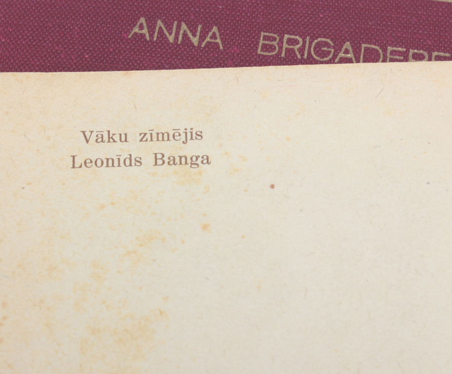 2 books by Anna Brigadere
