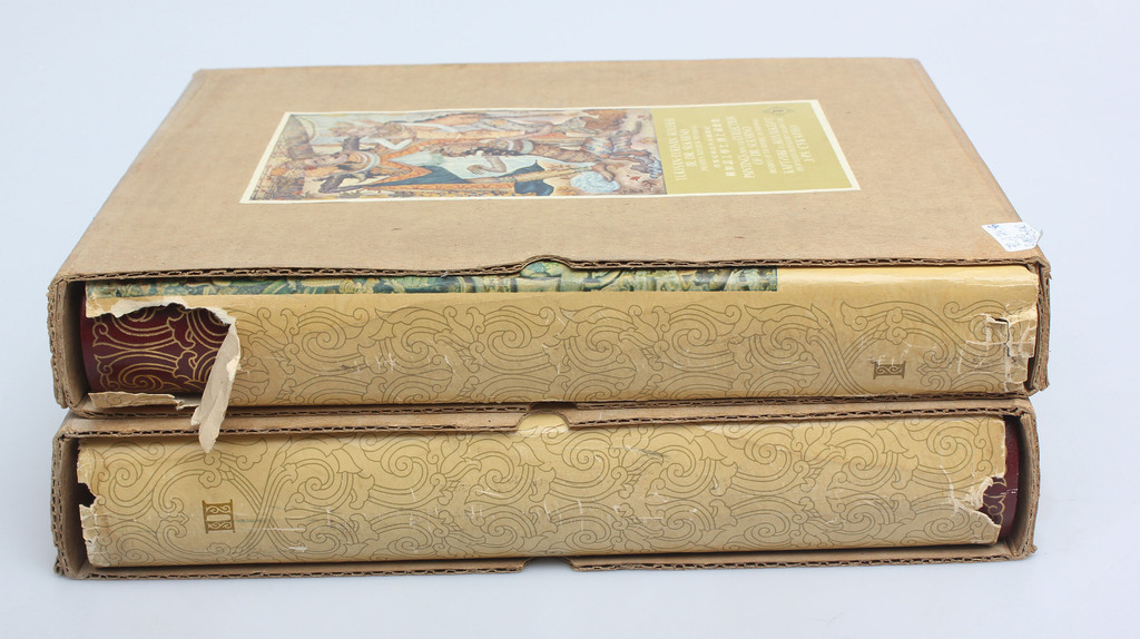 2 large books in original boxes - Lukisan-Lukisan Koleksi Ir. Dr. Sukarno (President Republik Indonesia)