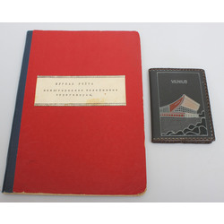 1 accounting journal and pad in covers 