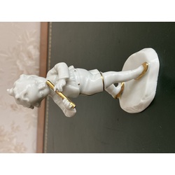 porcelāna figūriņa zēns ar flautu,METZLER&Orlloff, Vācija