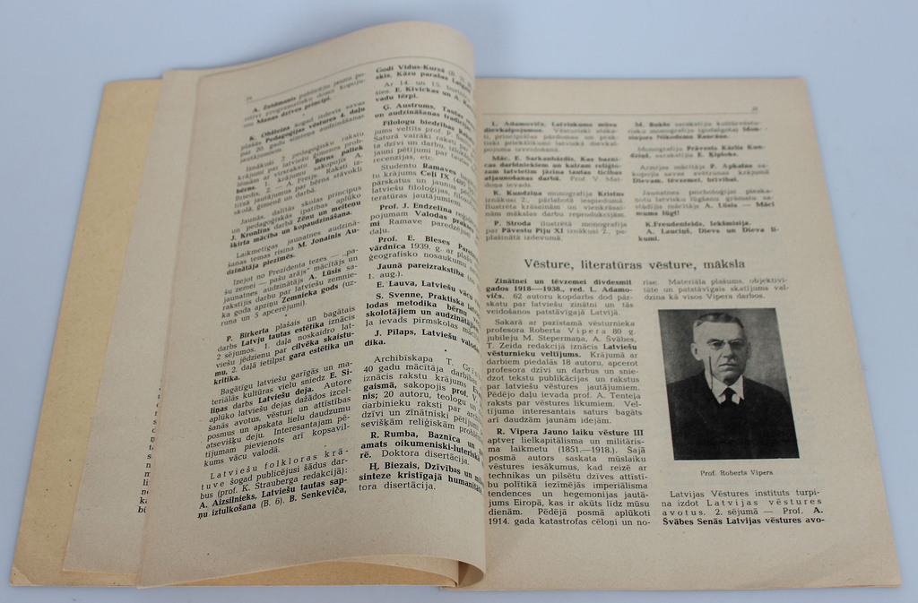 Обзор новейшей литературы «Граматниекс» 1939 года. Декабрь