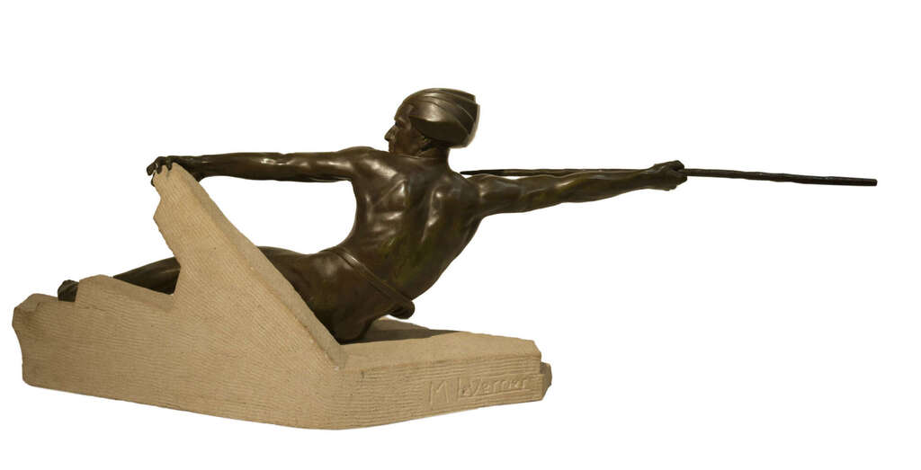 Bronzas skulptūra ''Šķēpmetējs''