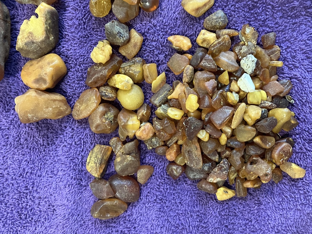 Latvian amber approximately 250 grams, marine,