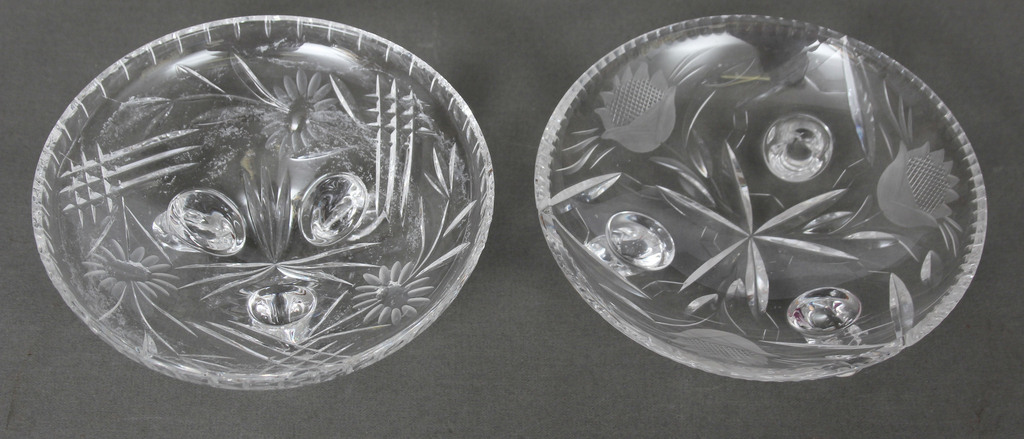Glass serving utensils(2 pcs.)