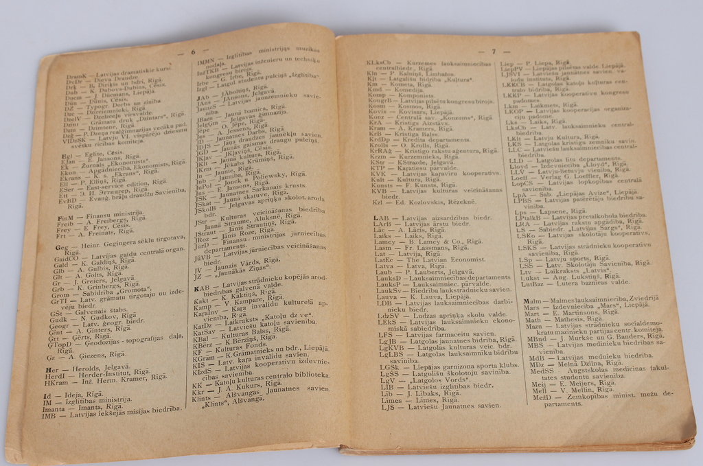 Trīs grāmatas ''Vispārīgais grāmatu rādītājs līdz 1926. gadam'', ''Latvijas grāmatai 400'', ''A.Gulbja Grāmatu apgādniecība''