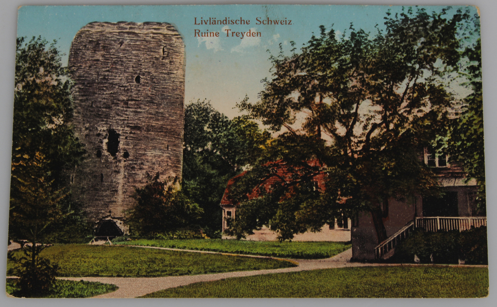 Postcard Environment Switzerland - Sigulda castle ruins
