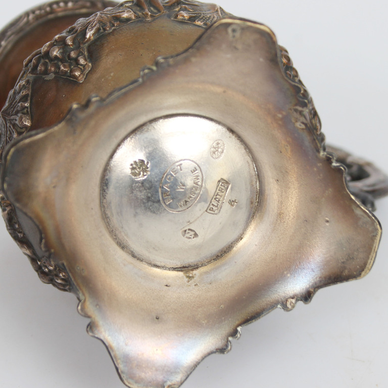 Silver plated serving dish