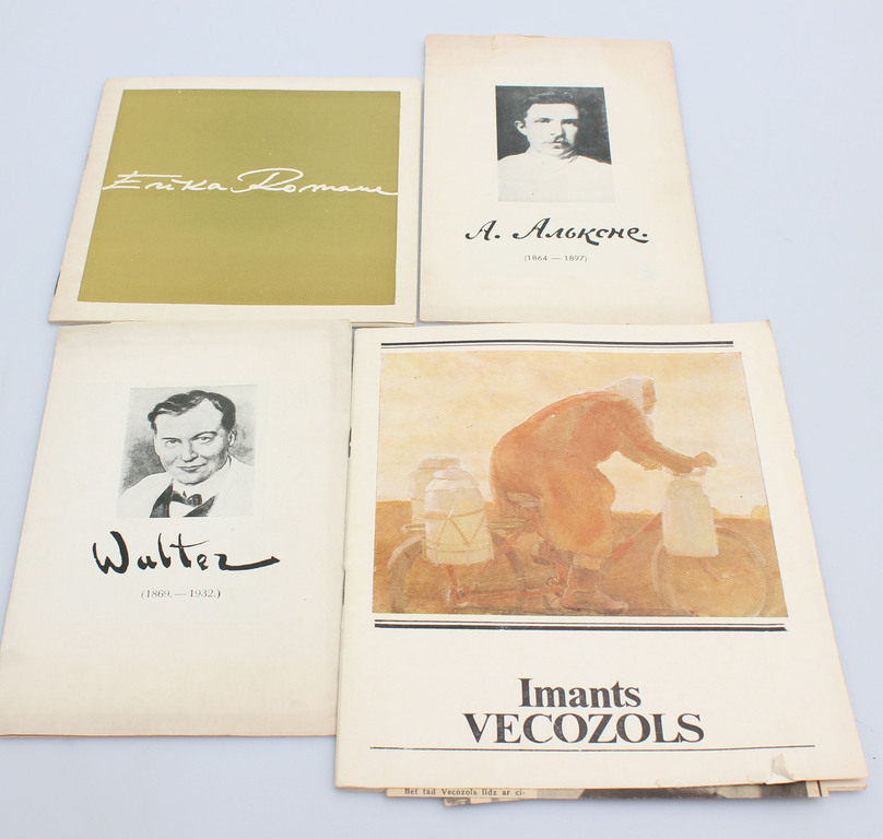7 books, 10 exhibition catalogues