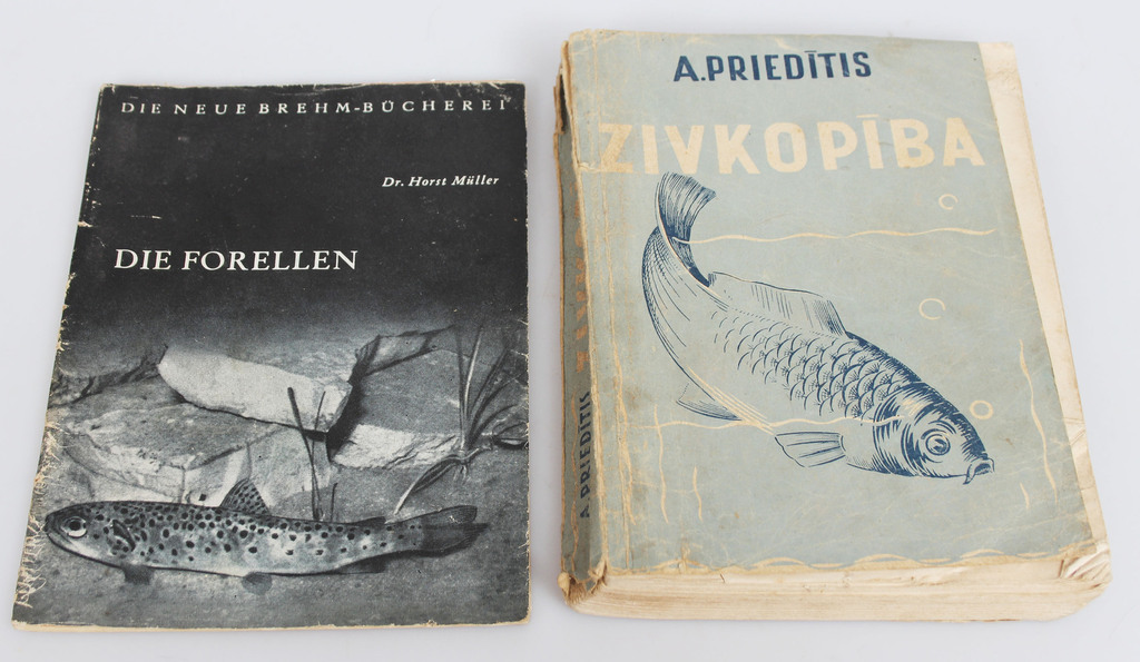 2 books - Fish farming, Die Forellen
