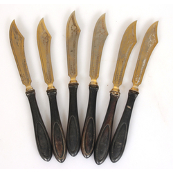 Серебряные ножи (6 шт)