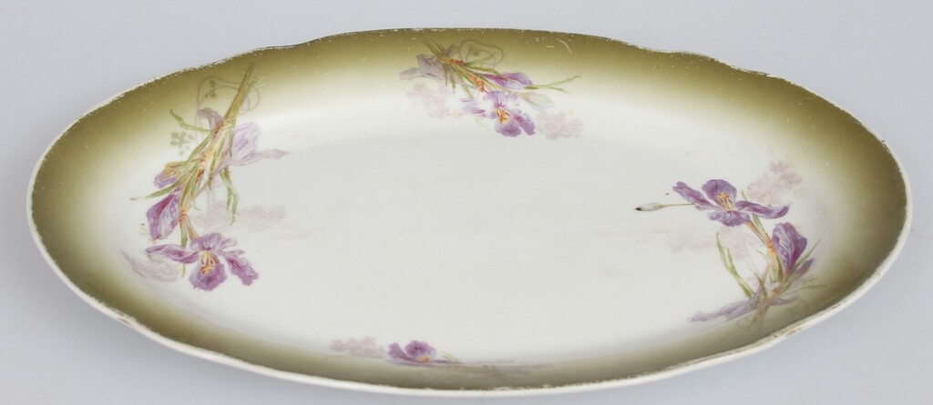 Kuzņecova porcelāna servējamais šķīvis 