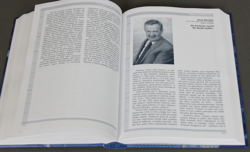 The book ''Cilvēki TV viļņos '54-'04''