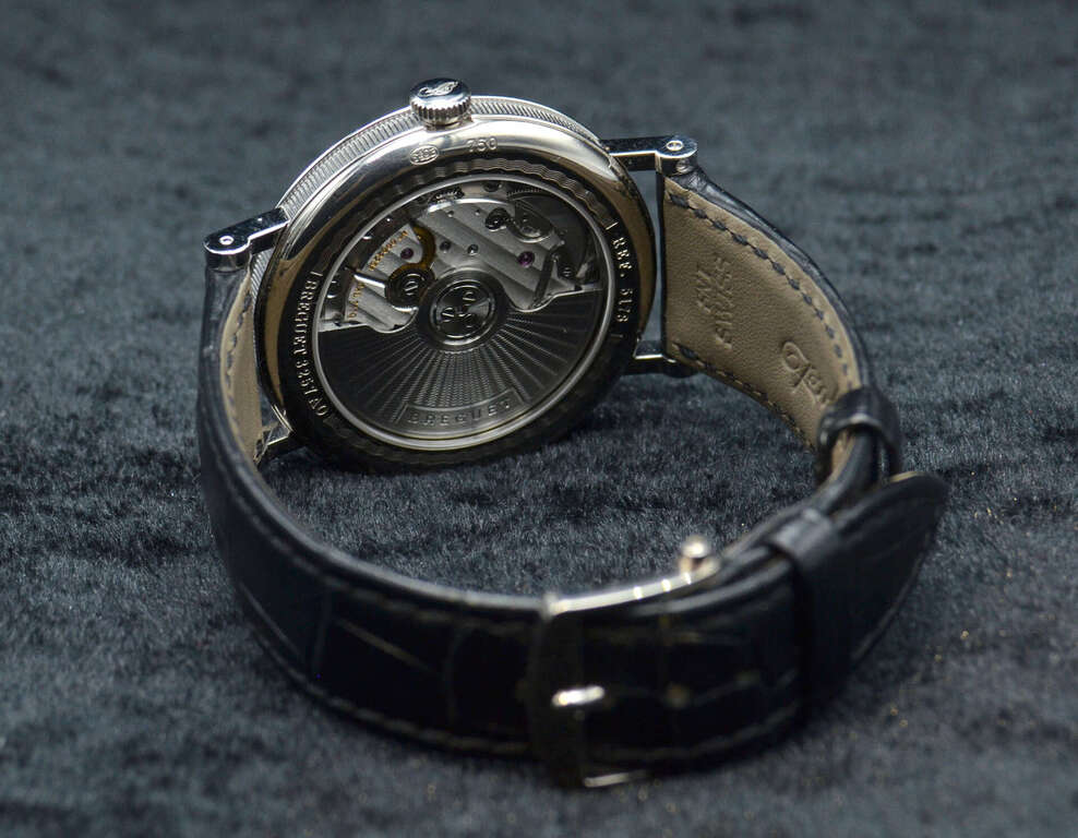 Men's gold wristwatch with diamonds 