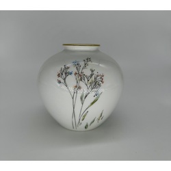 Rosenthal porcelain vase with floral decoration. 50-60s