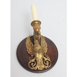 Bronze wall sconce 