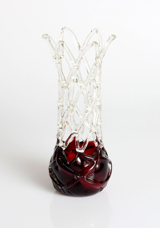 Glass vase for flowers