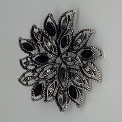 Brooch with marcasites, Bohemia, Jablonec, last century. Perfect condition