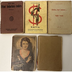 Пять книг в мягкой обложке от издательства Kūtu Draugs