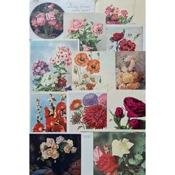 Цветочные открытки (12 шт)