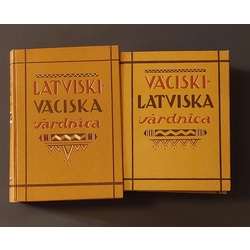 Two dictionaries Latvian - German; German - Latvian 1942