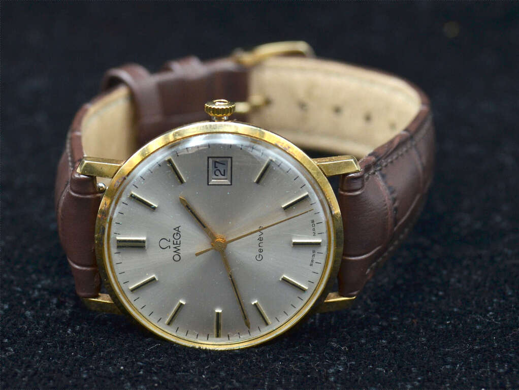 Omega gold wristwatch