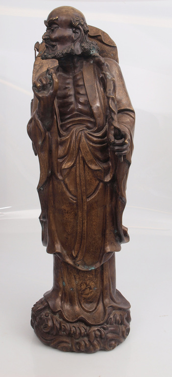 Bronze figure of Bodhidharma