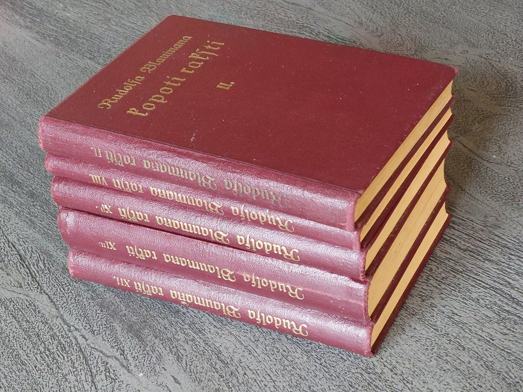 Collected writings of Rudolf Blaumanis II ; VIII ; XI(I) ; XI(II) ; XII pages Riga, 1930; 1934; 1935; 1936