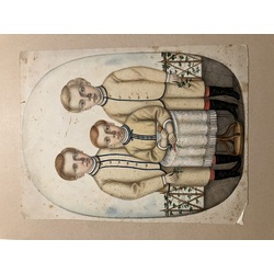 T.Zaļkalna un brāļu portrets