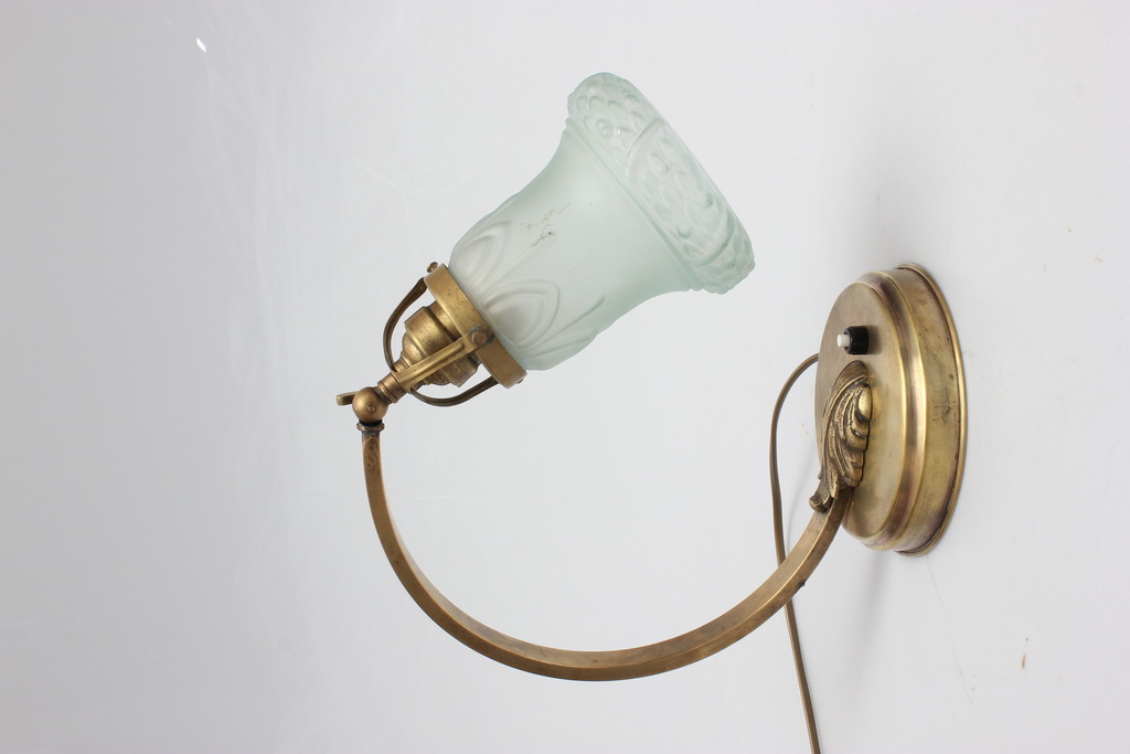 Art Nouveau style bronze lamp