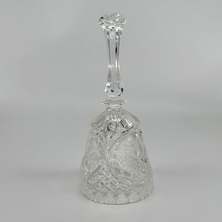 Hofbauer Byrdes Crystal Maid Maid Bell Engraved on 3 Sides