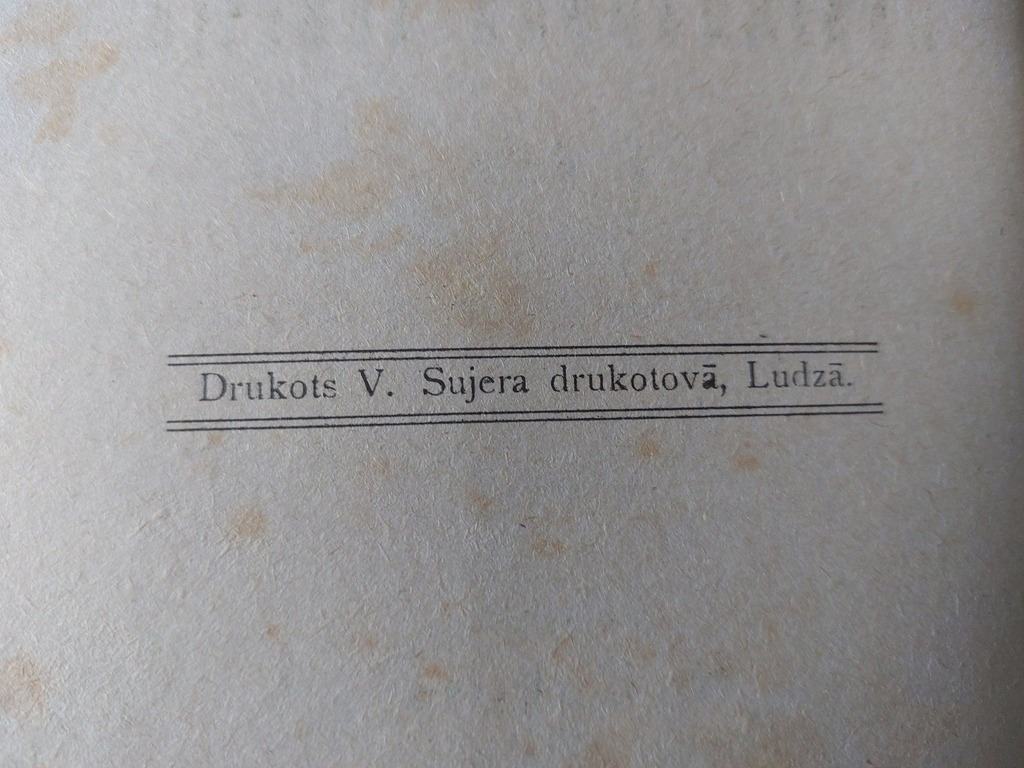 R. Cukurs RÉKINŌŠONAS TEORIJA  Latgališu izlūksnē pórlyka  J. un J. Rudoviči. I. daļa. LUDZĀ. 1923. g. Izdevia škol.- bròli: S., J. un J. Rudoviči.