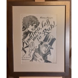 Operetta poster Riga 51cm/41 cm with frame