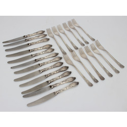 Cutlery set (12 knives, 12 forks)